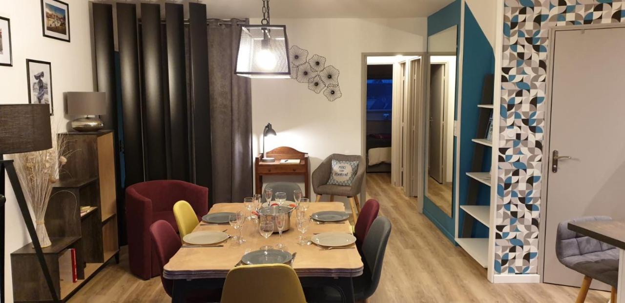 Coeur De Troyes T4 Terrasse 5Eme Etage Centre Ville Wifi Parking المظهر الخارجي الصورة